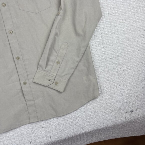 Mountain Equipment Co-op MEC Ultralight Hiking Button Tech Shirt Men's L Beige - Picture 5 of 16